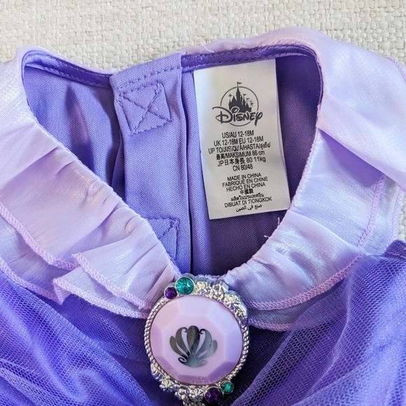 NWT Disney Store Ariel Deluxe Costume Baby 12-18M toddler The Little Mermaid - Picture 3 of 8